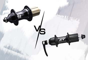 Vergleich: Hinterradnaben Novatec F162SB Shimano 11-fach vs. Shimano Deore XT FH-T780